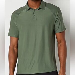 Men's Xersion Big & Tall Quick dry Cooling Green Polo Shirt Sz 4XL